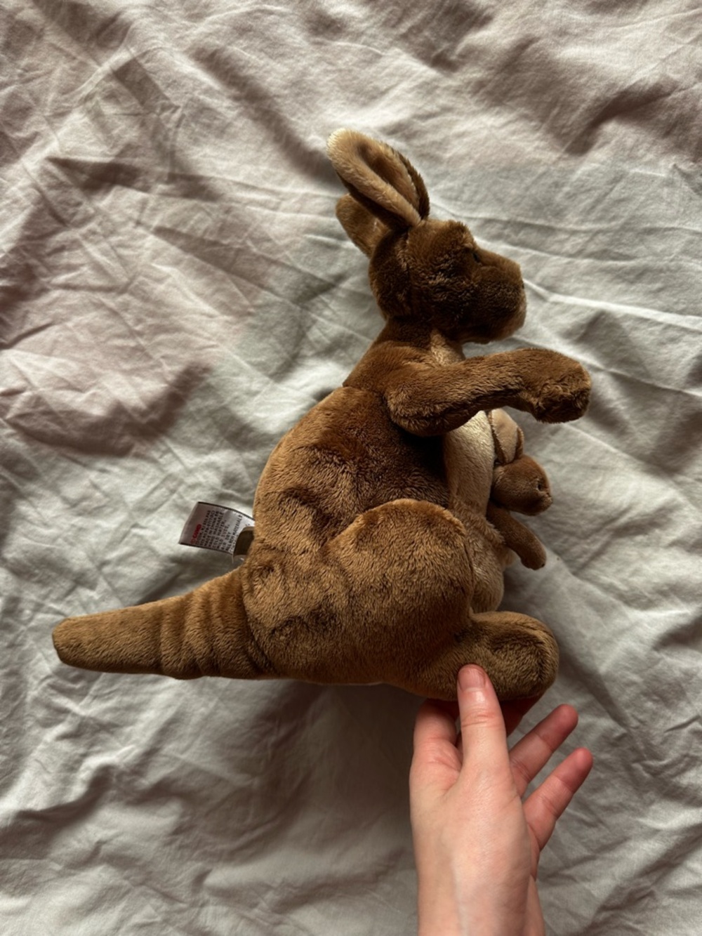 Plush Kangaroo with Joey - Soft Brown Stuffed Animal

l - Picture 2 of 9